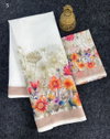 MG 437 Plain Linen Digital Printed Non Catalog Sarees Wholesale Shop In Surat